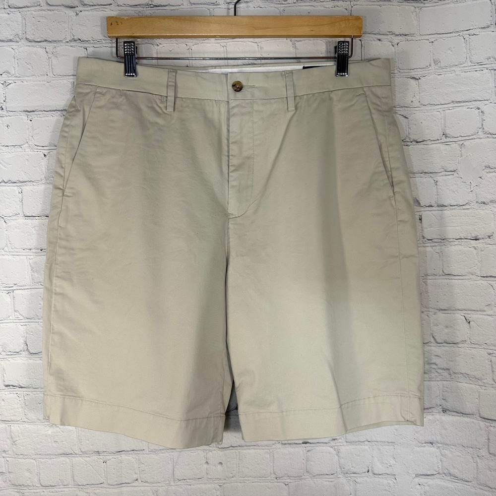 Polo Ralph Lauren Mens Tan Khaki Stretch Classic Fit Chino Shorts 34